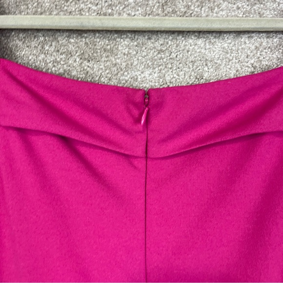 Beige by Eci Dress Womens 12 Pink Stretch Back Zip Polyester Blend NEW- 8767* - Picture 11 of 14